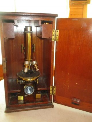 Bausch & Lomb Brass Microscope Pacific Micro Materials Co 11