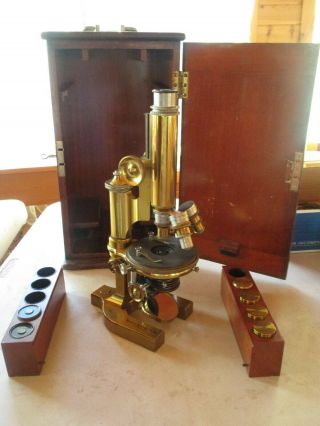 Bausch & Lomb Brass Microscope Pacific Micro Materials Co