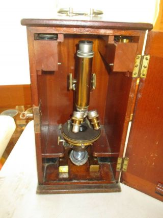 Bausch & Lomb Brass Microscope Pacific Micro Materials Co 5