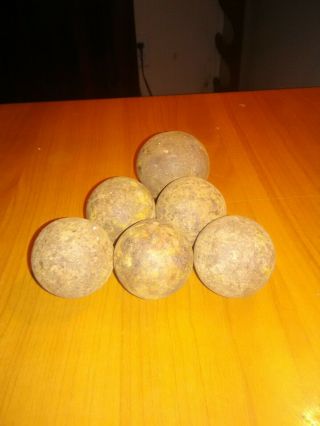 5 2.  5 Lb And 1 5lb Civil War Cannon Balls Found In Georgia.