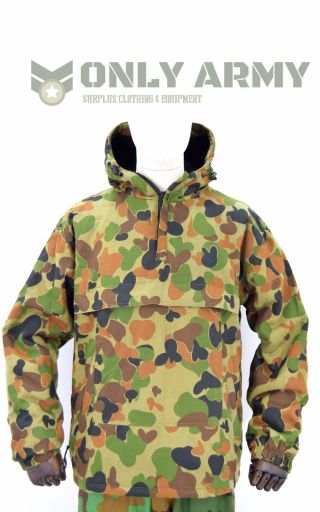 Australian Army Field Jacket Smock Fleece Lined Auscam Anorak Heavy Cotton Thick