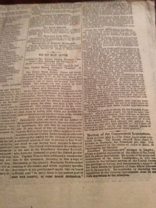 Philadelphia Newspaper Civil War Antique Paper 5/5 1864 Flotilla Gen Palmer Peck 7