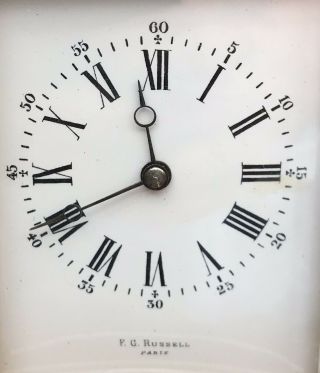 A GOOD ANTIQUE BRASS CASED FRENCH REPEATER CARRIAGE CLOCK,  CIRCA 1900s. 12