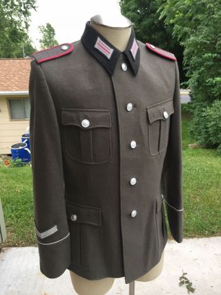 East German Enlisted Tunic And Drill Uniform Panzer Tank Ddr Uniform Private