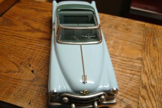 VINTAGE 1950 ' S CADILLAC BLUE CONVERTIBLE TIN FRICTION CARr ==NIB MADE IN JAPAN 3