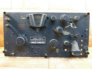 WWII Signal Corps Radio Receiver BC - 342 - N US Army WW2 RCA 2