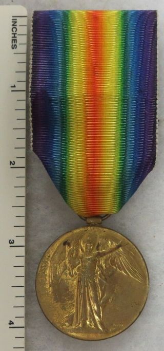 Vintage Ww1 Nzef British Victory Medal Zealand Maori Gallipoli