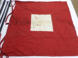 Vintage WWII US ARMY FLAG KIT with CANVAS CASE & SHOULDER STRAP 8