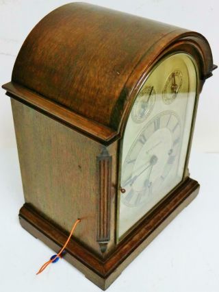 Antique Westminster Chime Musical Bracket Clock W&H 8 Day 5 Gong Mantel Clock 4