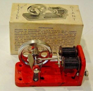 Little Giant Toy Electric Impulse Stationary Engine. ,  Ob