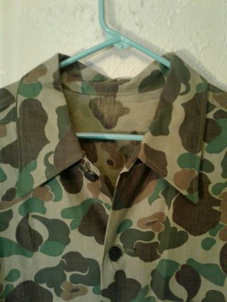 VIETNAM ERA COMMERCIAL DUCK HUNTER CAMOUFLAGE SET MIS - MATCHED COLOR & WEAR LARGE 3