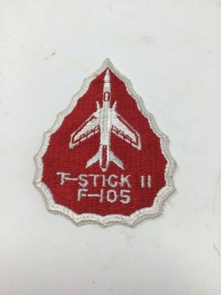 Vietnam War Us Air Force 457th Tactical Fighter Squadron T - Stick 11 F - 105 Patch