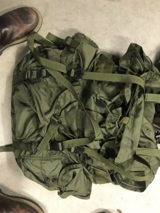 Large Alice Pack OD Olive Drab Modified Malice Tactical Tailor Fastex Mod Ruck 8