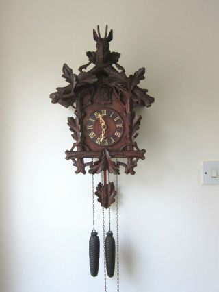 Antique Black Forest Cuckoo Clock –circa 1910