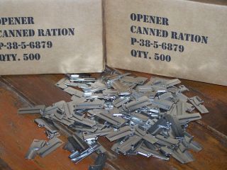 P38 P - 38 Shelby Can Opener 500 Case Survival Mess Kit Military Usmc Army Usa
