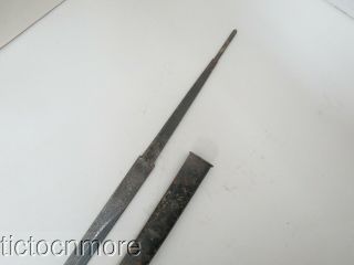 1870s Us Sword Blade German Made Etched James Goodell Jr & Scabbard