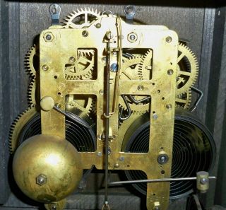 Vintage SETH THOMAS Adamantine Mantle Clock / Faux Marble/ 89C Movement /Antique 9