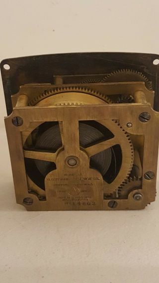 Antique 1905 Wood Cased Mechanical Timer Clock - J.  M.  Anderson Mfg.  Co. 11