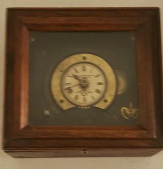 Antique 1905 Wood Cased Mechanical Timer Clock - J.  M.  Anderson Mfg.  Co. 12