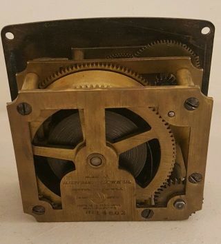 Antique 1905 Wood Cased Mechanical Timer Clock - J.  M.  Anderson Mfg.  Co. 4