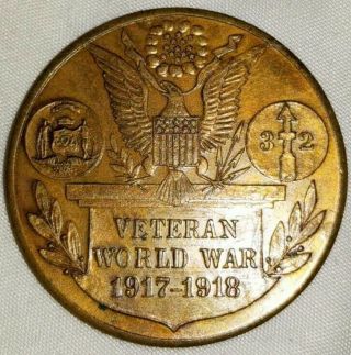 WWI 1919 Veteran Medal Token 32nd Division Mothers HEROISM & SACRIFICE 6
