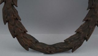 Pair Antique Cast Iron,  Bow & Wreath,  Architectural Fragments,  NR 5