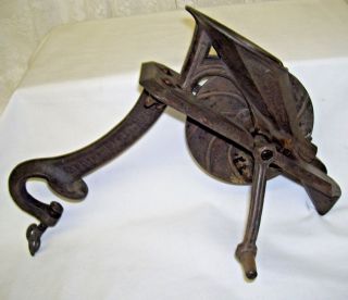 Antique Cast Iron Cherry Pitter Logan And Strobridge Iron Company