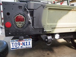 Hmmwv Humvee lisence plate frame light kit 3