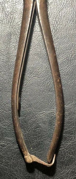ANTIQUE 18th CENTURY GEORGIAN SUGAR NIPPERS MARKED R.  TIMMINS & SONS 5