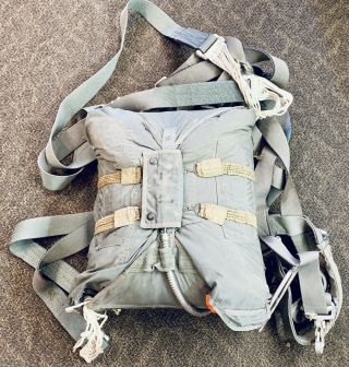 Vintage U.  S.  Navy Parachute In Pack