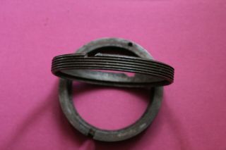 WW2 Luftwaffe ELAZ Bomb Fuze Locking Rings (steel) 6