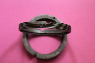 WW2 Luftwaffe ELAZ Bomb Fuze Locking Rings (steel) 7