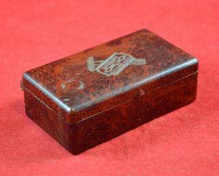 German Wwii Wehrmacht Bakelite Rotbart Case Box For Safety Razor Rare War Relic