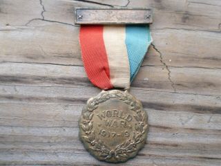 Wwi Coventry Rhode Island Medal Town City State Service Ww1 Victory