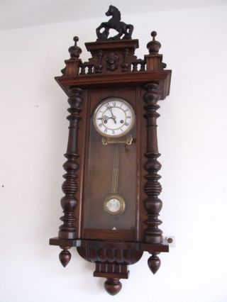 Antique Gustav Becker German Wall Clock