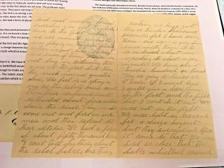 1862 Civil War Letter MJ Carpenter Galena Delaware Co OH Fort Donelson TN Soldie 6