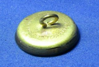 WWI Army Photo Locket Button by Liberty Mfg.  EXTREMELY RARE 5