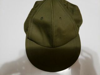 Vintage Vietnam Us Army Military Green Field Cap Hat Ace Mfg Co Inc Size 7