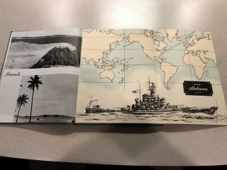 World War 2 Diary U.  S.  S.  ALABAMA 1942 - 1944 Cruise Book History BB 60 WWII Two 5