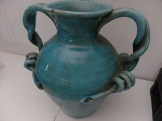 Antique Chinese Hand Painted Glazed Vase