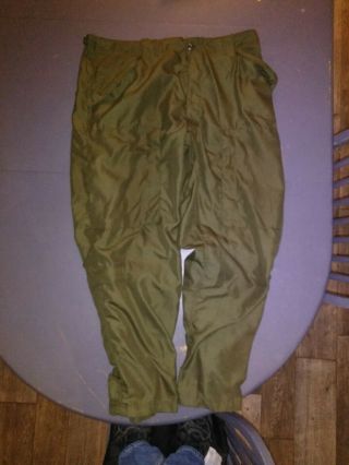 Vietnam War Era U.  S.  X - Large Flyers Pants.  Fantastic.