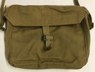 WWII 1945 Dated British Army Wireless Set Signal Satchel No.  1 2