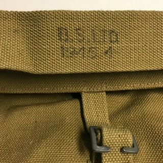 WWII 1945 Dated British Army Wireless Set Signal Satchel No.  1 3