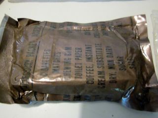 1968 C Ration Accessory Packet w/Cigs & Spoon Cadillac Products (2) 3