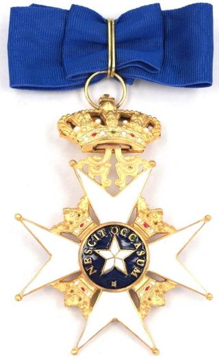 Sweden Royal Order Of The Polar Star 2nd Class Commander Cross