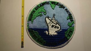 Extremely Rare Vietnam Era Uscgc Half Moon (wavp - 378) Ship Patch.  Rare