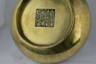 Antique Large 18/19thc Chinese Bowl Censer Whit Xuande Marks