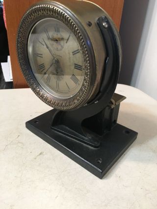 Antique Seth Thomas Clock W/ Manhattan Electrical Supply Switch Mesco 2