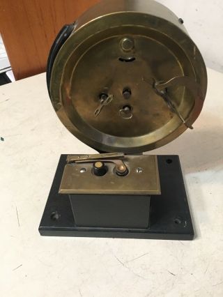 Antique Seth Thomas Clock W/ Manhattan Electrical Supply Switch Mesco 7