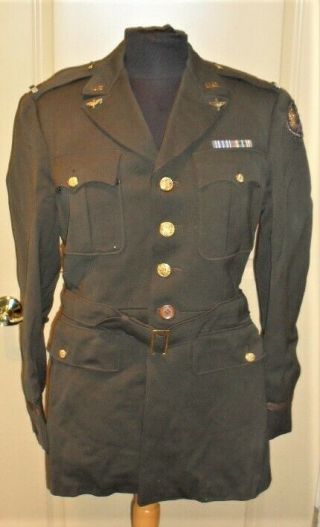 Ww2 Usaaf 15th Air Force Jacket.  Bullion Patch Officers Tunic